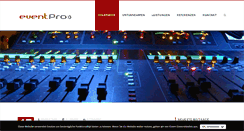 Desktop Screenshot of event-pro.de